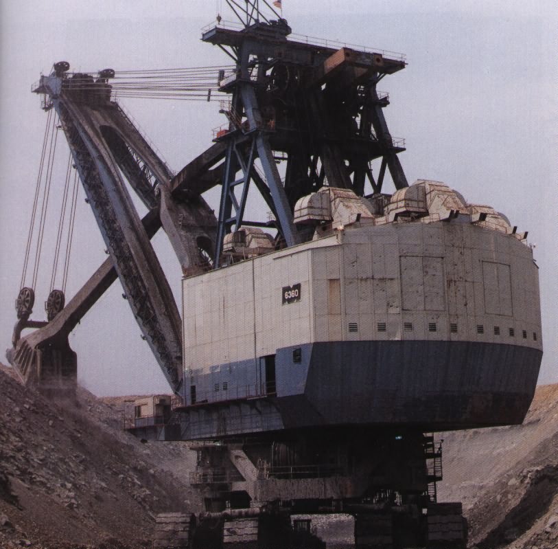 世界最大的电铲――马里昂Marion6360/工程机械世界之最