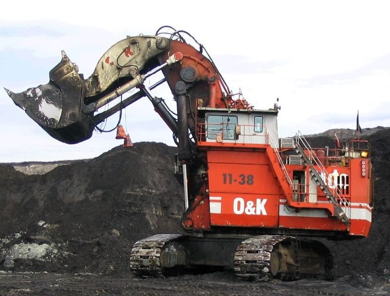 世界上最大的正铲挖掘机――TEREX/o&K_RH400