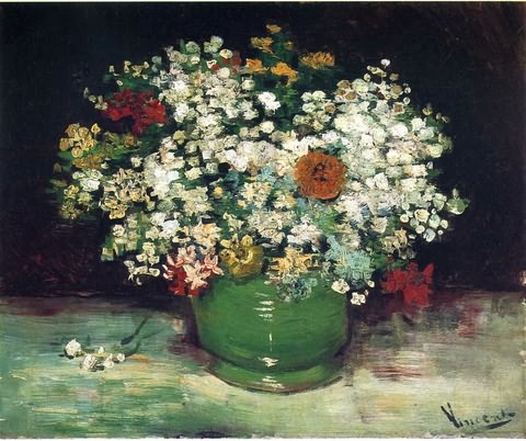 百日菊赏析_梵高油画作品赏析_灵感家，让思考更简单